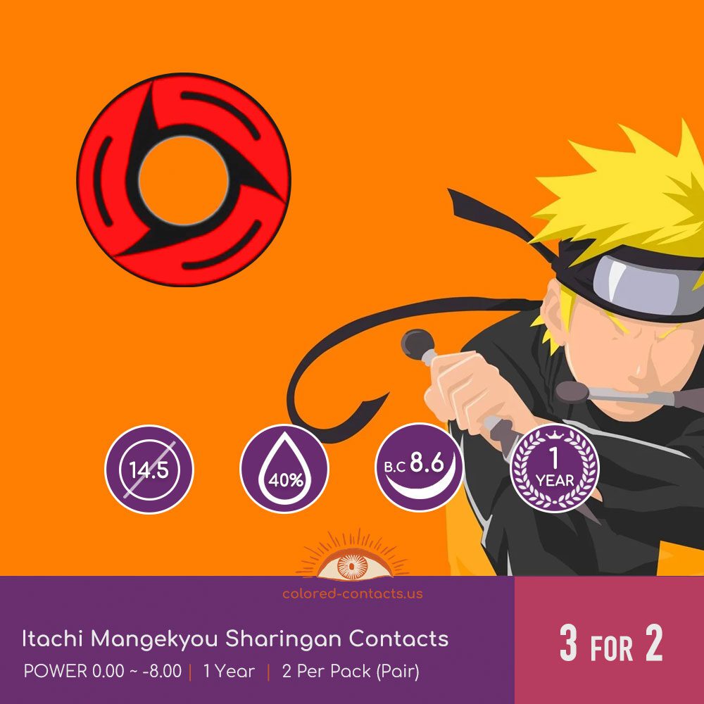 Itachi Mangekyou Sharingan Contacts