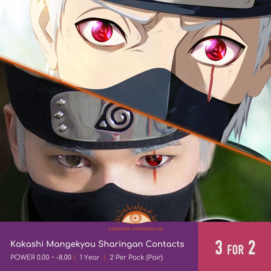 Kakashi Mangekyou Sharingan Contacts