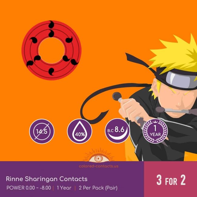 Rinne Sharingan Contacts - Colored Contacts Rinne Sharingan Contacts