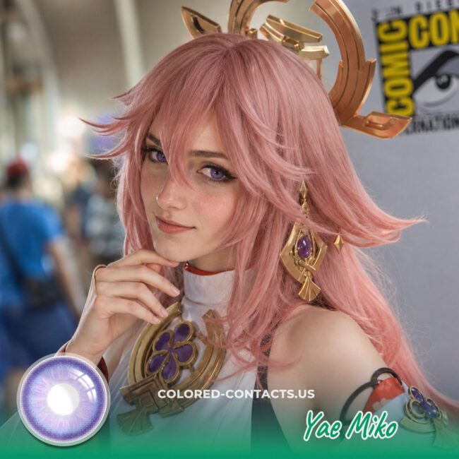 GI : Yae Miko Cosplay Contact Lenses