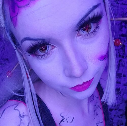 Demon Slayer Daki Halloween Contacts - NO Vision photo review