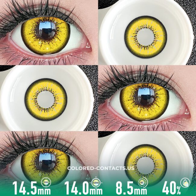 Ai Kotoba Anime Eye Brown Colored Contacts - Colored Contacts Ai Kotoba Anime Eye Brown Colored Contacts Premium Colored Contact Lenses