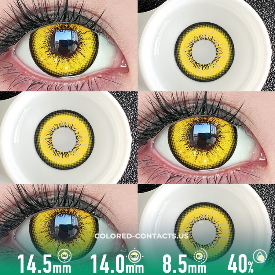 Ai Kotoba Anime Eye Brown Colored Contacts - Image 2