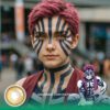Demon Slayer Akaza Cosplay Contact Lenses