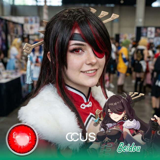 Genshin Impact Beidou Cosplay Contacts