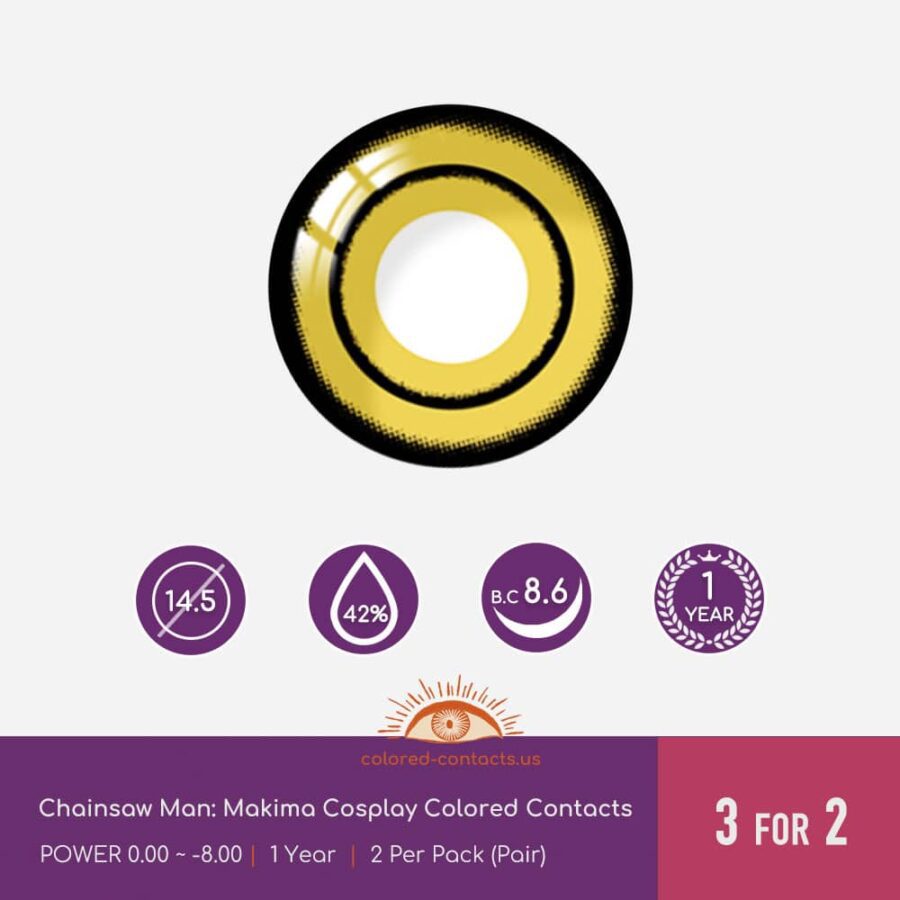 Makima Contact Lenses