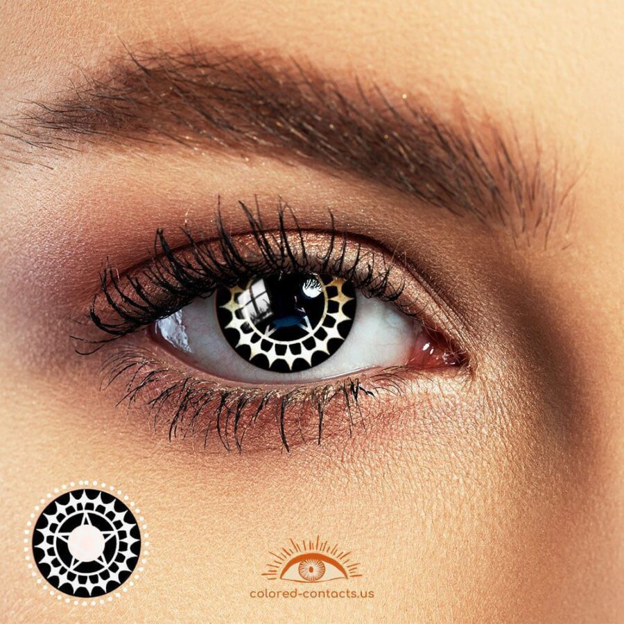 Ciel'S Black Halloween Contacts