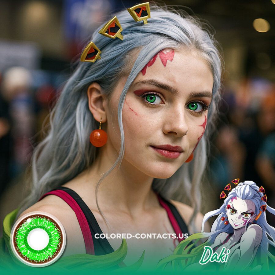 Demon Slayer Daki Cosplay Contact Lenses
