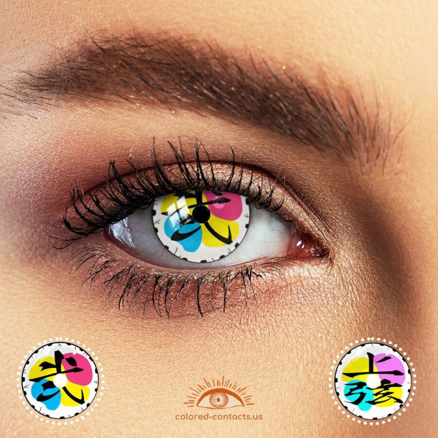 Demon Slayer Douma Halloween Contacts