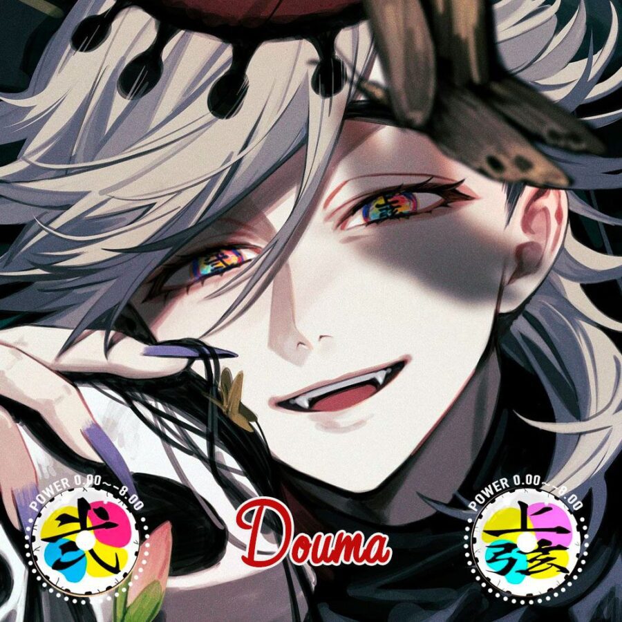 Demon Slayer Douma Halloween Contacts