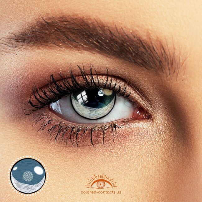 Demon Slayer Rui Halloween Contacts - Colored Contacts Demon Slayer Rui Halloween Contacts