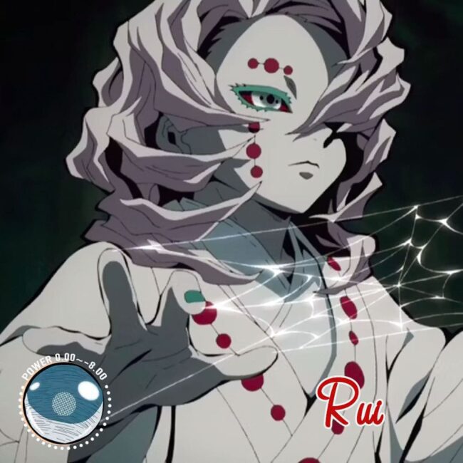 Demon Slayer Rui Halloween Contacts