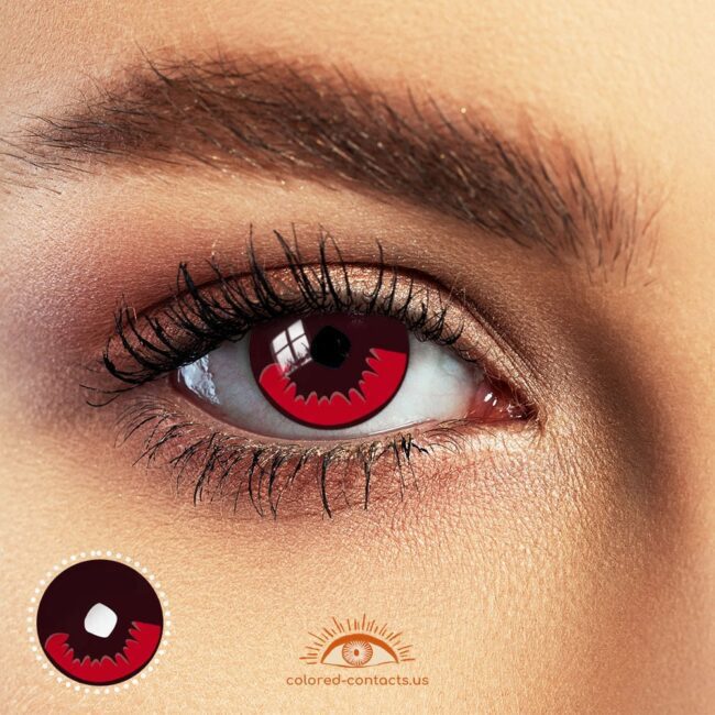 Demon Slayer Tanjiro Kamado Halloween Contacts - Colored Contacts Demon Slayer Tanjiro Kamado Halloween Contacts