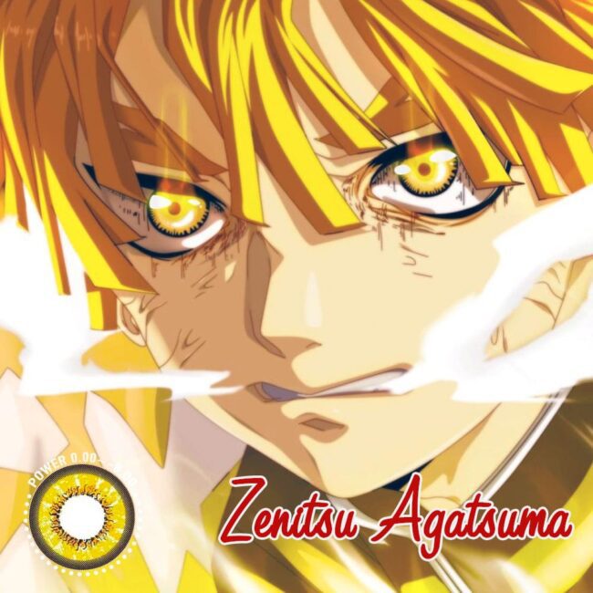 Demon Slayer Zenitsu Agatsuma Halloween Contacts