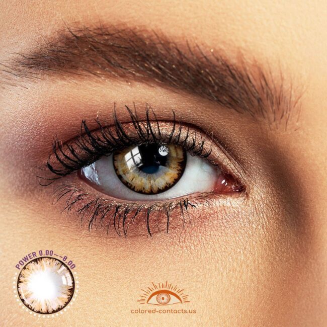 Frozen Love Brown Enlarge Eyes Colored Contacts