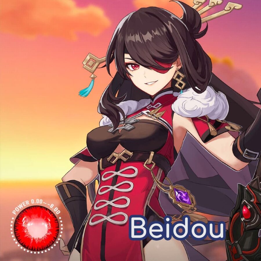 Genshin Impact Beidou Cosplay Contacts