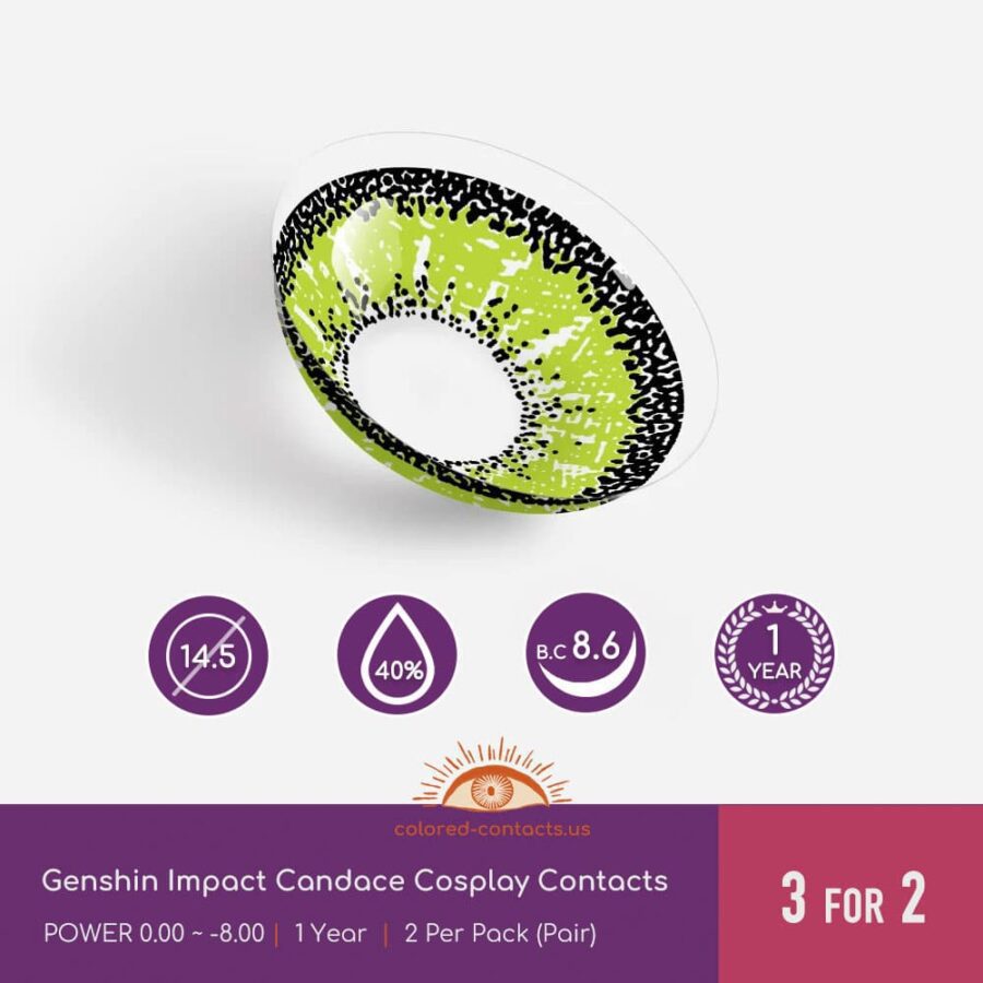 Genshin Impact Candace Cosplay Contacts