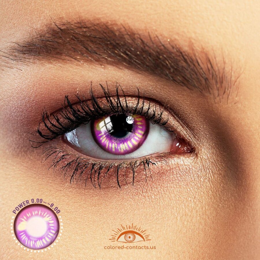 Genshin Impact Raiden Shogun Cosplay Contacts