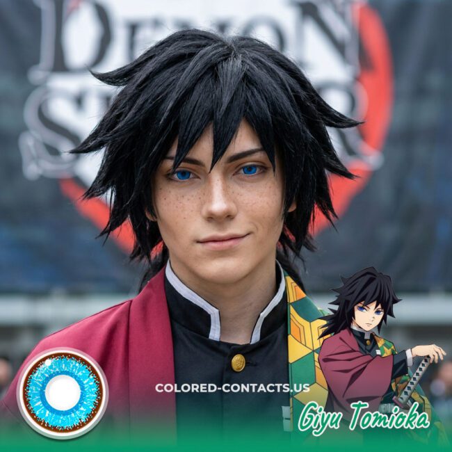 Giyu Tomioka Cosplay Contact Lenses