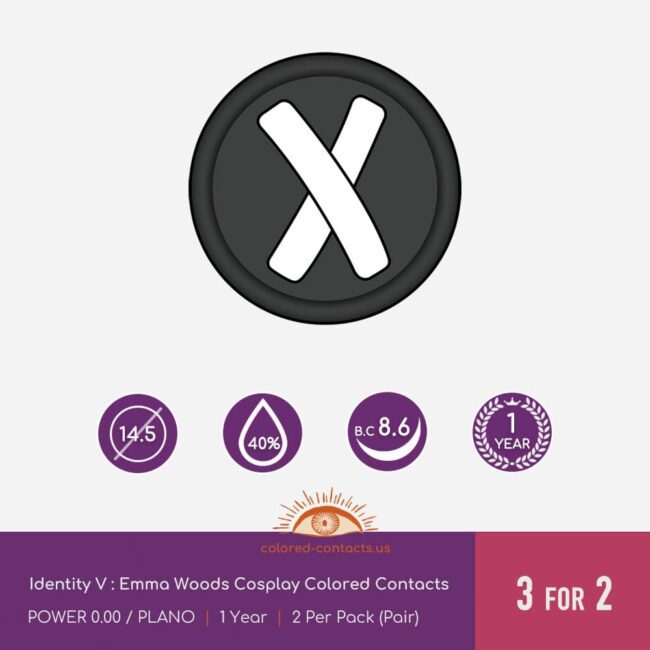 Emma Woods Cosplay Colored Contacts - Colored Contacts Emma Woods Cosplay Colored Contacts