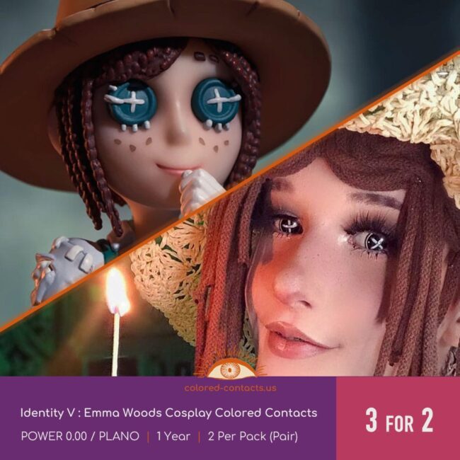 Emma Woods Cosplay Colored Contacts - Colored Contacts Emma Woods Cosplay Colored Contacts