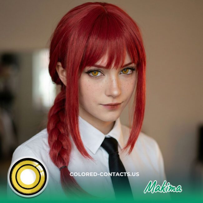 Makima Cosplay Colored Contact Lenses V1