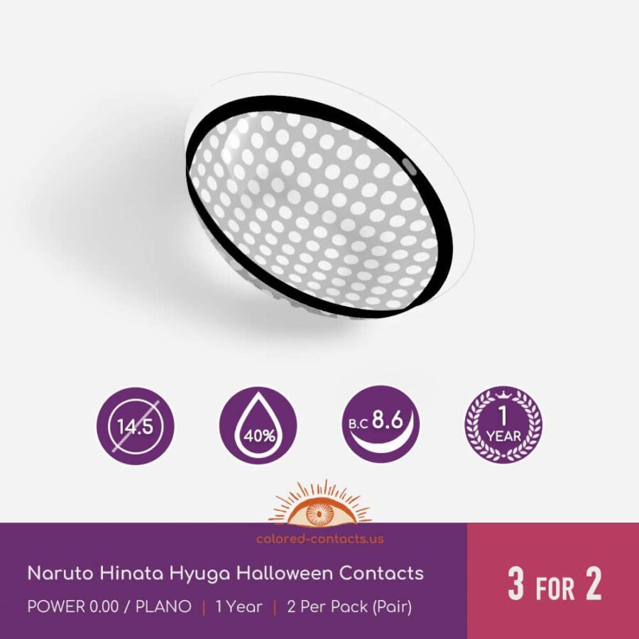 Naruto Hinata Hyuga Halloween Contacts