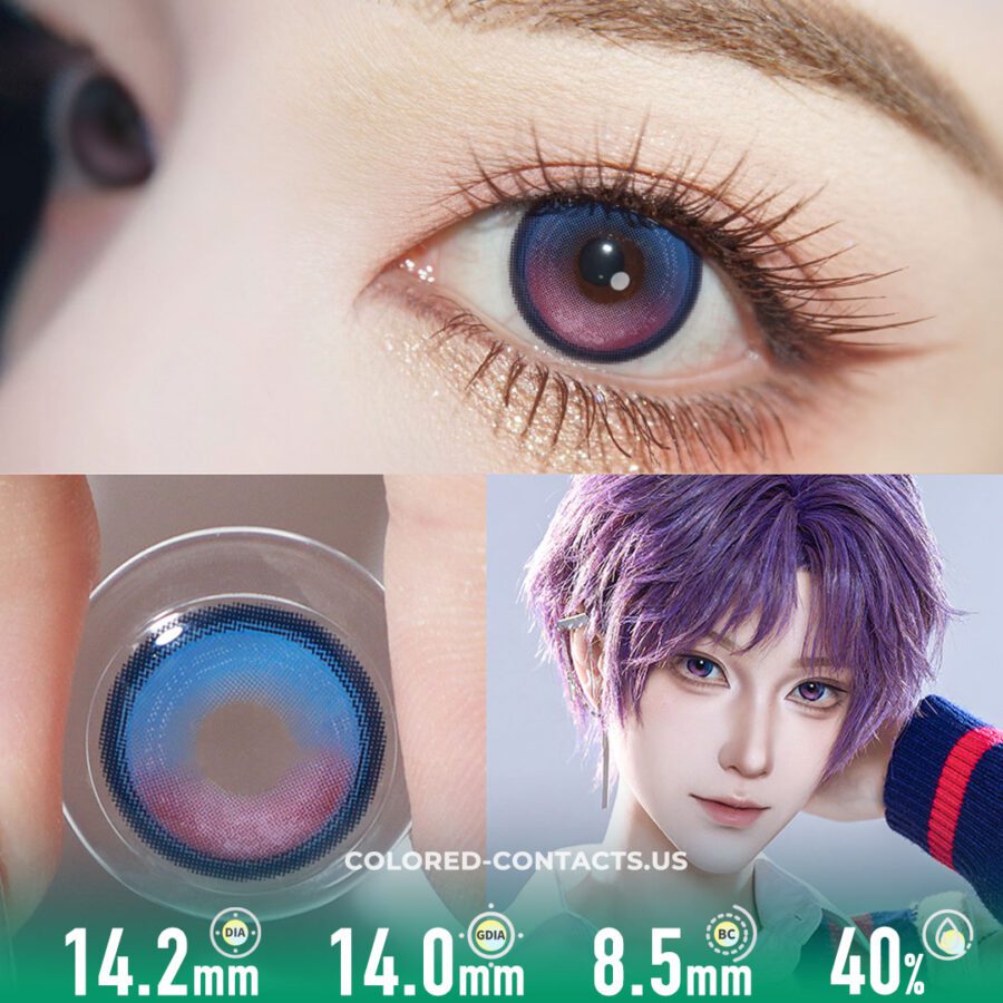 Colorful Rainbow Halloween Contacts