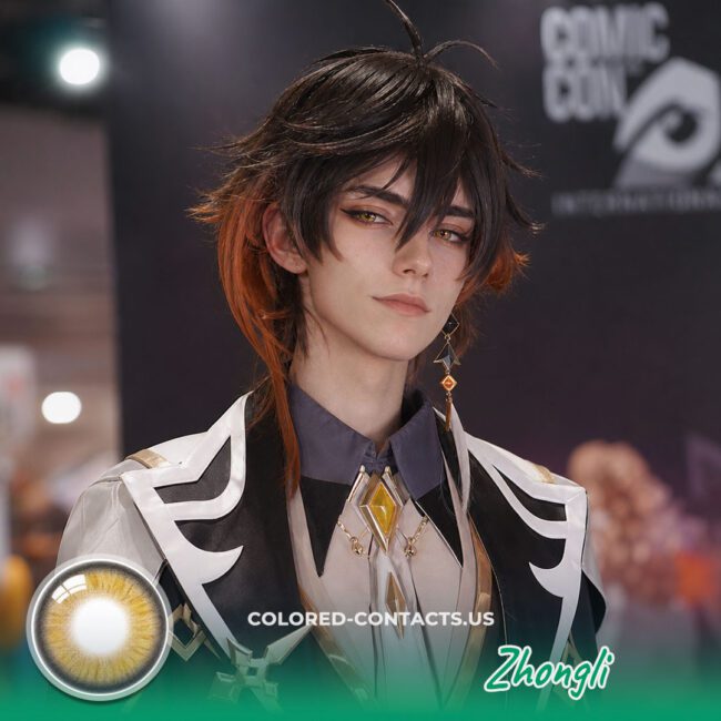 GI : Zhongli Cosplay Contact Lenses
