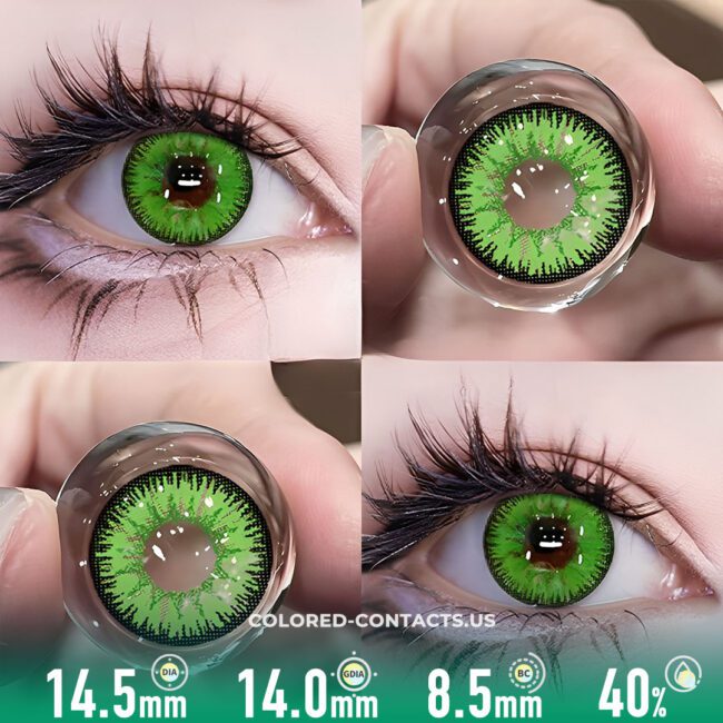 Genshin Impact Yelan Cosplay Contacts - Colored Contacts Genshin Impact Yelan Cosplay Contacts Premium Colored Contact Lenses