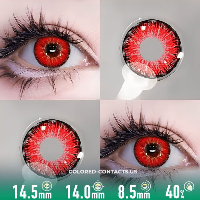 Genshin Impact Beidou Cosplay Contacts - Colored Contacts Genshin Impact Beidou Cosplay Contacts Premium Colored Contact Lenses