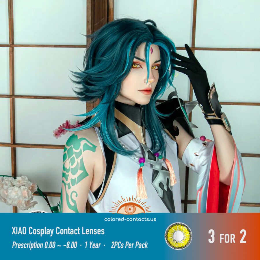 Genshin Impact Xiao Cosplay Contacts - Image 4