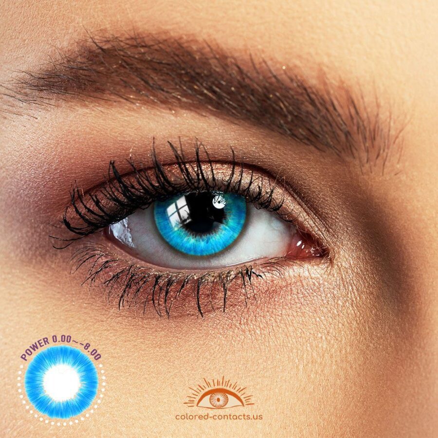 Boundless Color Series Blue Colored Contacts
