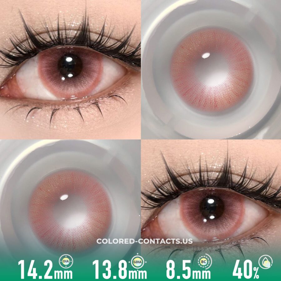 Candy Pink Colored Contacts