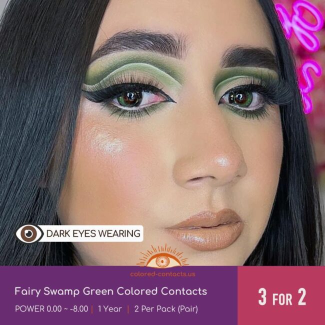 Fairy Swamp Green Colored Contacts - Colored Contacts Babe Anime Pink Colored Contacts Are Based On The Shades Of Pink And Light Blue, If You Want To Have Pink Eyes And Don'T Want To Be Too Exaggerated, This Will Be A Good Choice. Color And Pupil Combination Is Very Good, Natural And Not Exaggerated. Ps: This Is One Of The Most Popular Products In 2021 And 2022