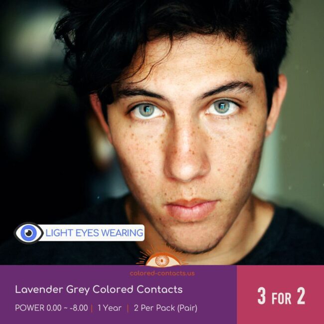 Lavender Grey Colored Contacts - Colored Contacts Lavender Grey Colored Contacts