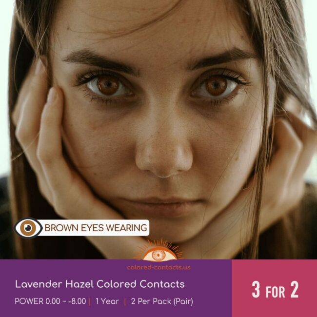 Lavender Hazel Colored Contacts - Colored Contacts Lavender Hazel Colored Contacts