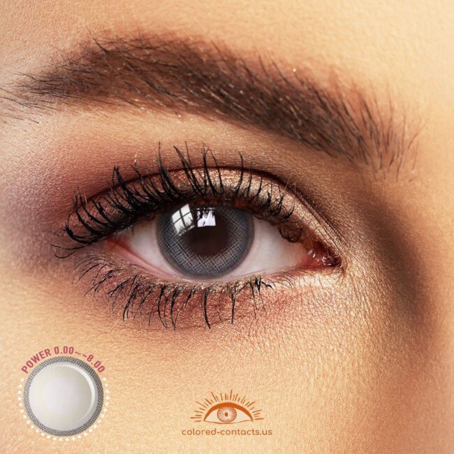 Mercury Grey Colored Contacts