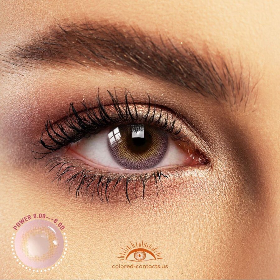 Peaceful Pink Colored Contacts