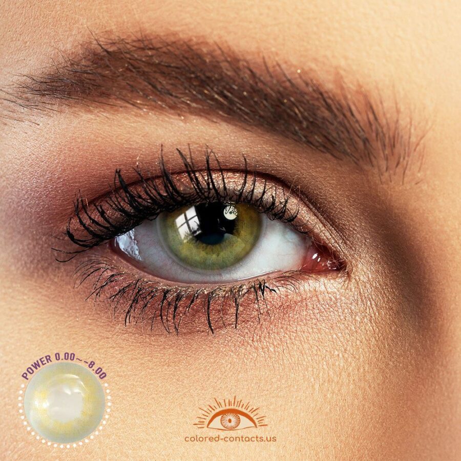 Polar Lights Blue-Grey Colored Contacts