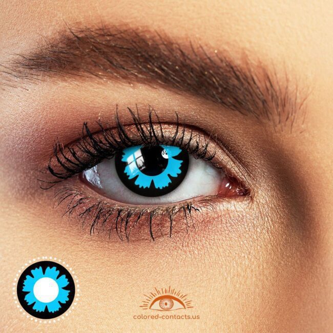Ramona Flowers Cosplay Blue Colored Contacts