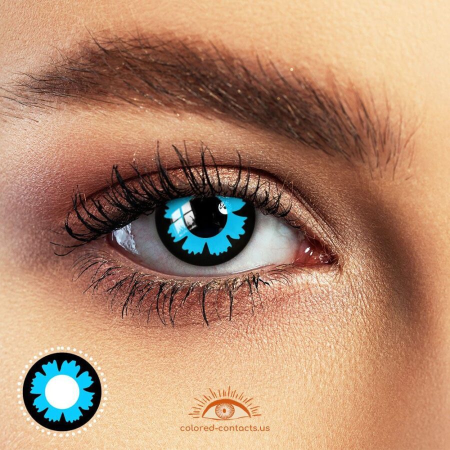 Ramona Flowers Cosplay Blue Colored Contacts