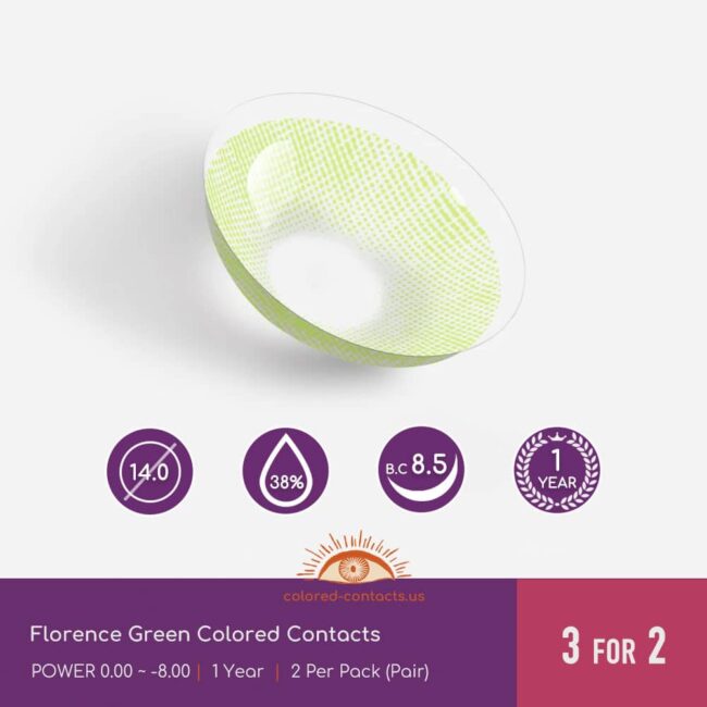 Florence Green Colored Contacts - Colored Contacts Florence-Green-Colored-Contacts