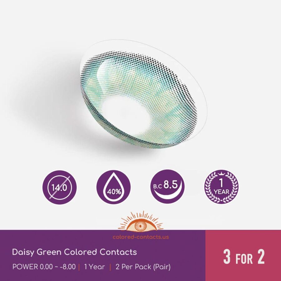 Daisy Green Colored Contacts