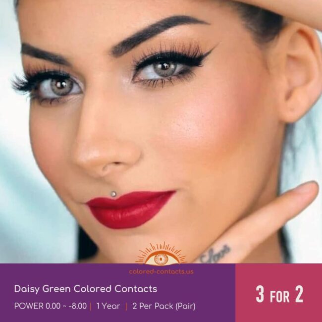 Daisy Green Colored Contacts - Colored Contacts Daisy Green Colored Contacts