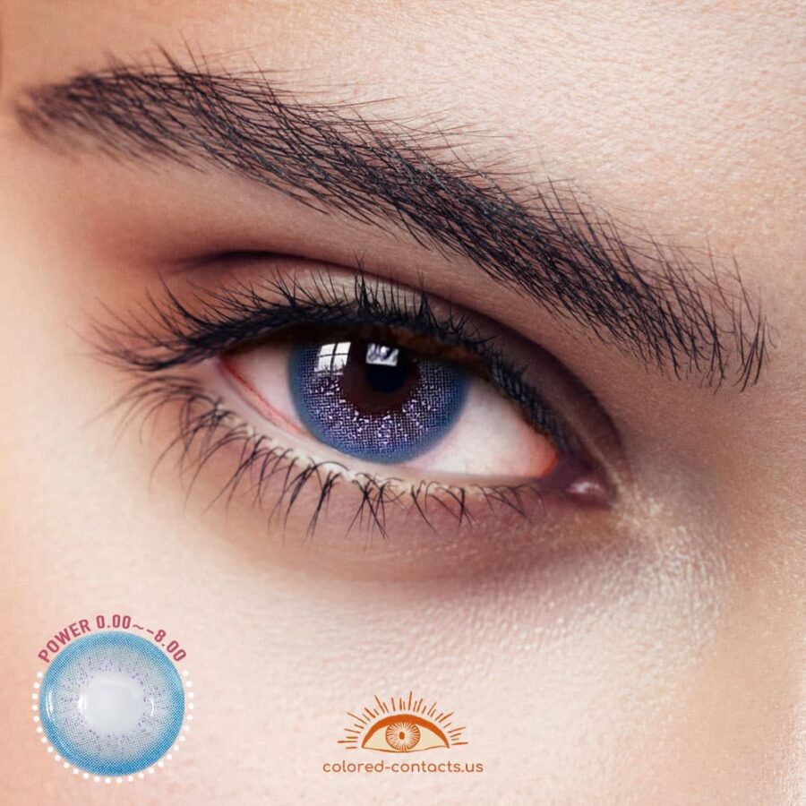 Halo Blue Colored Contacts