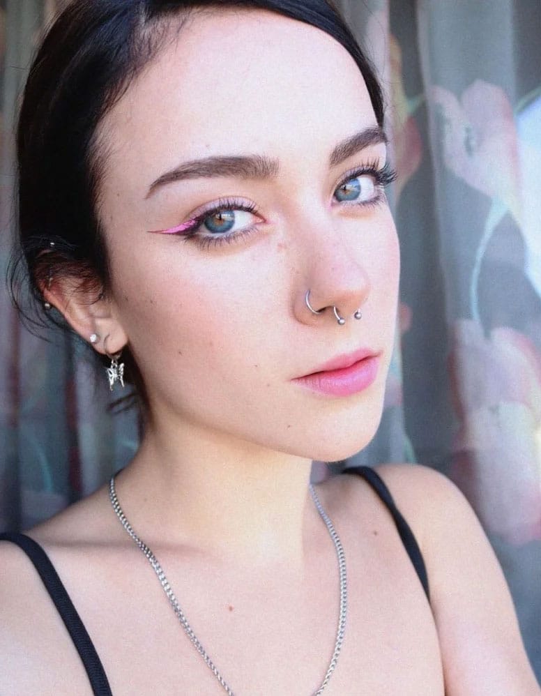 Lavender Blue Colored Contacts photo review