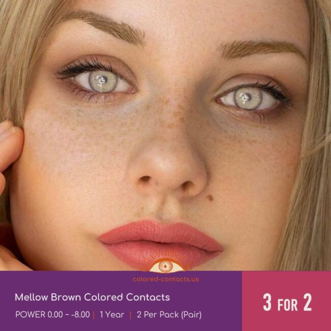 Mellow Brown Colored Contacts - Colored Contacts Mellow Brown Colored Contacts