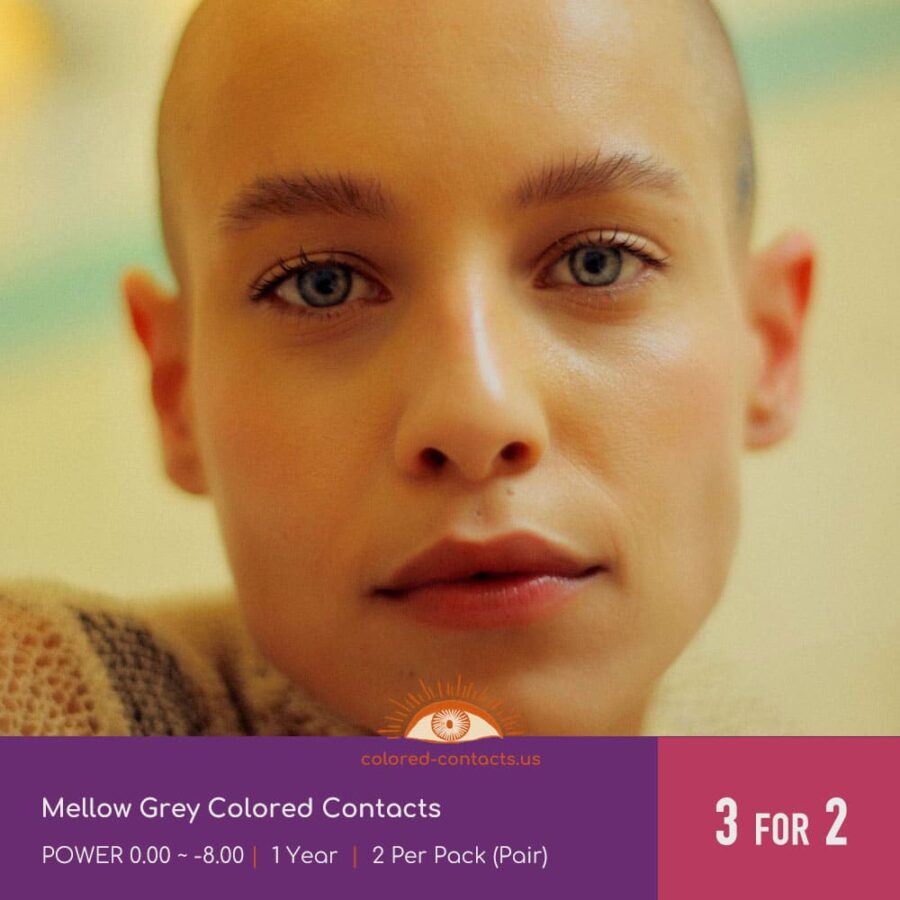 Mellow Grey Colored Contacts