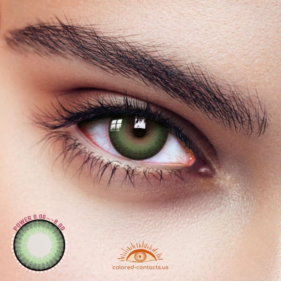 Menigo Green Colored Contacts
